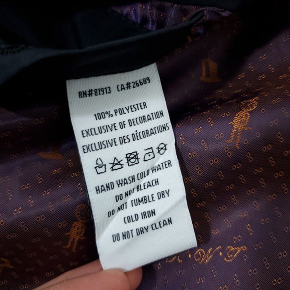 Robert Graham Navy Blue Pockets Rain Jacket Coat - Picture 7 of 8